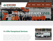 Tablet Screenshot of newcombtree.net